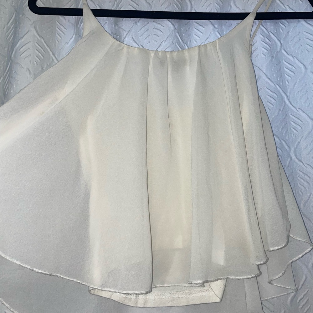 Cute spaghetti strap blouse S
